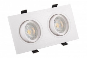 DK3022-WH Встраиваемый светильник, IP 20, 10 Вт, GU5.3, LED, белый, пластик в Верхней Салде - verhnyaya-salda.mebel24.online | фото 1