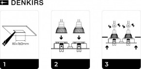 DK3022-WH Встраиваемый светильник, IP 20, 10 Вт, GU5.3, LED, белый, пластик в Верхней Салде - verhnyaya-salda.mebel24.online | фото 6