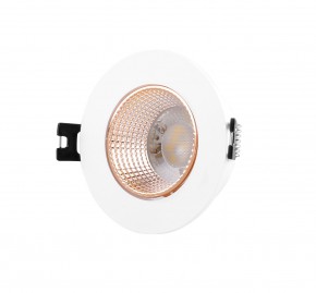 DK3061-WBR Встраиваемый светильник, IP 20, 10 Вт, GU5.3, LED, белый/бронзовый, пластик в Верхней Салде - verhnyaya-salda.mebel24.online | фото 1