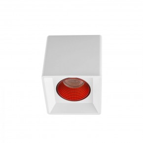 DK3080-WH+RD Светильник накладной IP 20, 10 Вт, GU5.3, LED, белый/красный, пластик в Верхней Салде - verhnyaya-salda.mebel24.online | фото 1