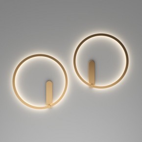 DK5035-SG Бра ROUND со светодиодом, IP20, 24W, 3000/4000/6500K, матовое золото, алюминий в Верхней Салде - verhnyaya-salda.mebel24.online | фото 7