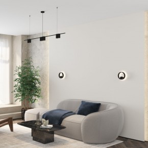 DK5060-BK Бра ORBIT, IP20, 3000К, LED, 10 Вт, черный матовый, алюминий в Верхней Салде - verhnyaya-salda.mebel24.online | фото 6