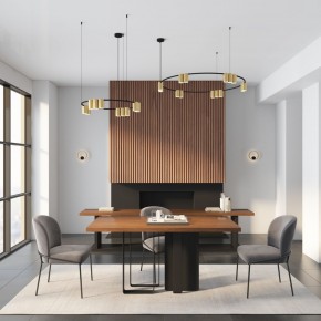 DK5060-BK+SG Бра ORBIT, IP20, 3000К, LED, 10 Вт, черный + сатинированное золото, алюминий в Верхней Салде - verhnyaya-salda.mebel24.online | фото 6