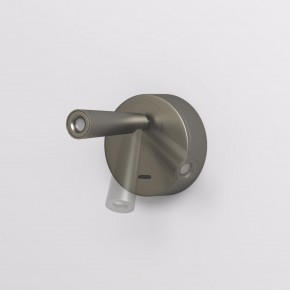 DK5072-DN Бра SHINE WALL со светодиодом, D104*H68, IP20, 3000К, 3W, RA?90, темный никель, алюминий в Верхней Салде - verhnyaya-salda.mebel24.online | фото 3