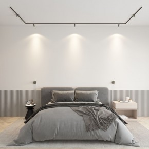 DK5072-DN Бра SHINE WALL со светодиодом, D104*H68, IP20, 3000К, 3W, RA?90, темный никель, алюминий в Верхней Салде - verhnyaya-salda.mebel24.online | фото 4