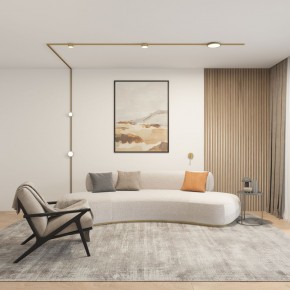 DK5072-SB Бра SHINE WALL со светодиодом, D104*H68, IP20, 3000К, 3W, RA?90, сатинированная латунь, алюминий в Верхней Салде - verhnyaya-salda.mebel24.online | фото 5