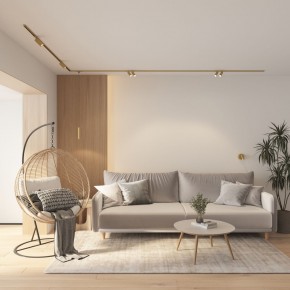 DK5072-SB Бра SHINE WALL со светодиодом, D104*H68, IP20, 3000К, 3W, RA?90, сатинированная латунь, алюминий в Верхней Салде - verhnyaya-salda.mebel24.online | фото 8
