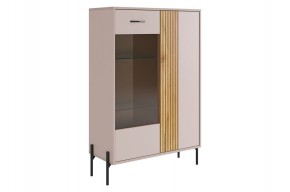 ДОМИНИКА Комод (со стеклом) в Верхней Салде - verhnyaya-salda.mebel24.online | фото
