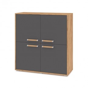 ФЛОРИДА Ф43 Комод (дуб золотой/графит) в Верхней Салде - verhnyaya-salda.mebel24.online | фото