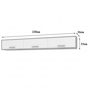 ФЛОРИДА Гостиная (модульная) дуб золотой/графит в Верхней Салде - verhnyaya-salda.mebel24.online | фото 12