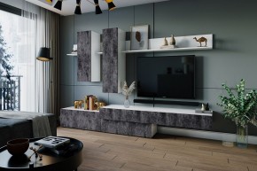 ФРИДА Гостиная (Белый/Обсидиан) в Верхней Салде - verhnyaya-salda.mebel24.online | фото