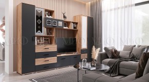 Гостиная Белла (Сандал, Графит/Дуб крафт) в Верхней Салде - verhnyaya-salda.mebel24.online | фото 5