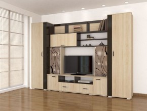 Гостиная Оскар-18-2 дуб сонома-венге в Верхней Салде - verhnyaya-salda.mebel24.online | фото