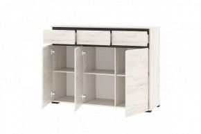 ГРЕТТА Комод 3С3Я 3дв, 3ящ (дуб крафт) в Верхней Салде - verhnyaya-salda.mebel24.online | фото 2