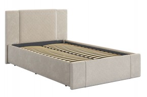 ХЛОЯ Кровать 1200 с основанием (крем велюр) в Верхней Салде - verhnyaya-salda.mebel24.online | фото