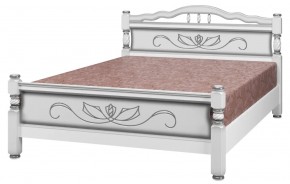КАРИНА-5 Кровать из массива 1600 в Верхней Салде - verhnyaya-salda.mebel24.online | фото 3