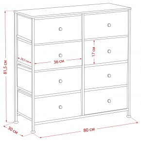 Комод Leset Линкс 8 ящиков (МДФ) в Верхней Салде - verhnyaya-salda.mebel24.online | фото 12