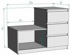 Комод Мальта K207 в Верхней Салде - verhnyaya-salda.mebel24.online | фото 2