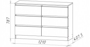 НИЦЦА-7 Комод (НЦ.07) в Верхней Салде - verhnyaya-salda.mebel24.online | фото 3