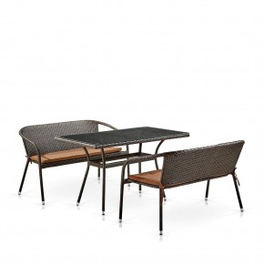 Комплект мебели из иск. ротанга T286A/S139A-W53 Brown в Верхней Салде - verhnyaya-salda.mebel24.online | фото 2
