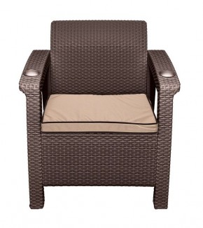 Комплект уличной мебели Yalta Premium Terrace Triple Set (Ялта) шоколадный (+подушки под спину) в Верхней Салде - verhnyaya-salda.mebel24.online | фото 8