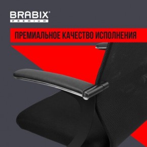 Кресло BRABIX PREMIUM "Ultimate EX-801" хром, плотная двойная сетка Х2, черное, 532917 в Верхней Салде - verhnyaya-salda.mebel24.online | фото 3