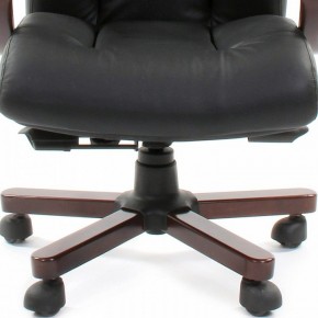 Кресло для руководителя Chairman 421 черный/орех темный, черный в Верхней Салде - verhnyaya-salda.mebel24.online | фото 4