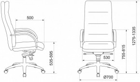 Кресло для руководителя T-9927SL/Ivory в Верхней Салде - verhnyaya-salda.mebel24.online | фото 6