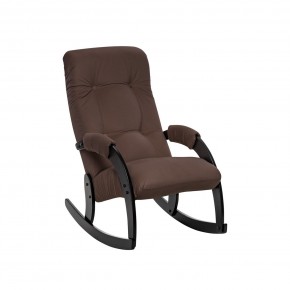 Кресло-качалка Модель 67 Венге, ткань V 26 в Верхней Салде - verhnyaya-salda.mebel24.online | фото