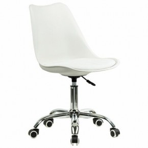 Кресло стул BRABIX "Eames MG-310 CH", хром, пластик белый, экокожа белая, 532923 в Верхней Салде - verhnyaya-salda.mebel24.online | фото 2
