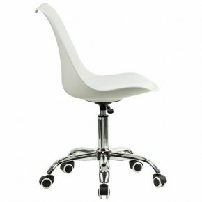 Кресло стул BRABIX "Eames MG-310 CH", хром, пластик белый, экокожа белая, 532923 в Верхней Салде - verhnyaya-salda.mebel24.online | фото 3