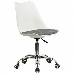 Кресло стул BRABIX "Eames MG-310 CH", хром, пластик белый, ткань серая, 532924 в Верхней Салде - verhnyaya-salda.mebel24.online | фото 2