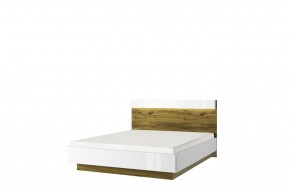 Кровать 160 с подъемником, TORINO, цвет белый/Дуб наварра в Верхней Салде - verhnyaya-salda.mebel24.online | фото