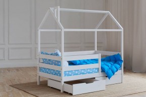 Кровать-домик 80*160 Белый в Верхней Салде - verhnyaya-salda.mebel24.online | фото 3