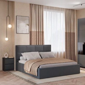 Кровать Линда КР-16 (Графит) 1600 в Верхней Салде - verhnyaya-salda.mebel24.online | фото 2