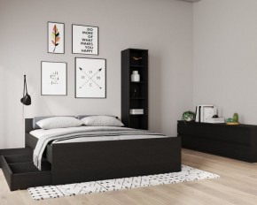 Кровать ОРИОН двухспальная с ортопедическим основанием 180х200, цвет Дуб Венге в Верхней Салде - verhnyaya-salda.mebel24.online | фото 3