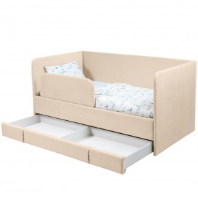 Кровать Юна (бежевый) в Верхней Салде - verhnyaya-salda.mebel24.online | фото 3