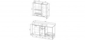 Кухонный гарнитур Антик 1600 h950 (Стол. 38мм) в Верхней Салде - verhnyaya-salda.mebel24.online | фото 2