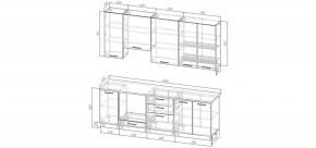 Кухонный гарнитур Антик 2400 h950 (Стол. 38мм) в Верхней Салде - verhnyaya-salda.mebel24.online | фото 2