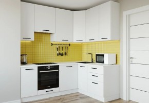Кухонный гарнитур Белый Глянец 2200*1600 h950 (Стол. 38мм) в Верхней Салде - verhnyaya-salda.mebel24.online | фото