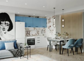 Кухонный гарнитур Капри 2550 (Стол. 26мм) в Верхней Салде - verhnyaya-salda.mebel24.online | фото