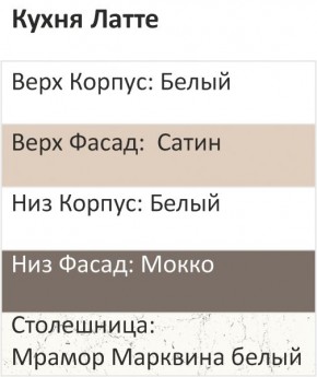 Кухонный гарнитур Латте 1000 (Стол. 38мм) в Верхней Салде - verhnyaya-salda.mebel24.online | фото 3