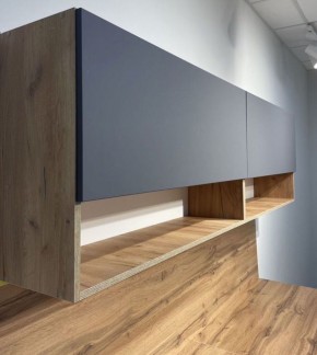 Кухонный гарнитур «Монако» 2.0 м Серия 2 МДФ с фрезеровкой (Дуб Золотой/Графит) в Верхней Салде - verhnyaya-salda.mebel24.online | фото 5