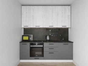 Кухонный гарнитур Санторини 2200 h 950 (Стол. 38мм) в Верхней Салде - verhnyaya-salda.mebel24.online | фото