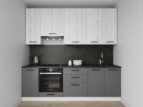Кухонный гарнитур Санторини 2400 h950 (Стол. 38мм) в Верхней Салде - verhnyaya-salda.mebel24.online | фото