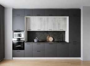 Кухонный гарнитур Санторини 3400 (Стол. 26мм) в Верхней Салде - verhnyaya-salda.mebel24.online | фото