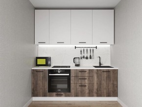 Кухонный гарнитур Старое Дерево 2200 h950 (Стол. 26мм) в Верхней Салде - verhnyaya-salda.mebel24.online | фото
