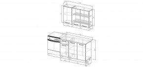 Кухонный гарнитур Умбра 1200 (Стол. 26мм) в Верхней Салде - verhnyaya-salda.mebel24.online | фото 2