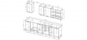 Кухонный гарнитур Умбра 2800 (Стол. 38мм) в Верхней Салде - verhnyaya-salda.mebel24.online | фото 2