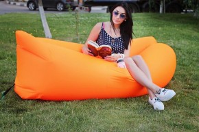 Лежак надувной Lamzac Airpuf Оранжевый в Верхней Салде - verhnyaya-salda.mebel24.online | фото 2